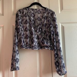 Snake Print Top